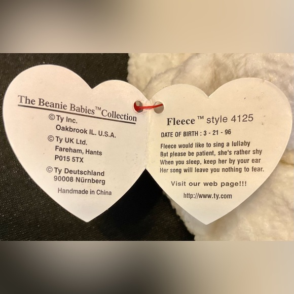 Ty Lovie & Fleece lamb pair for Easter - Picture 7 of 9